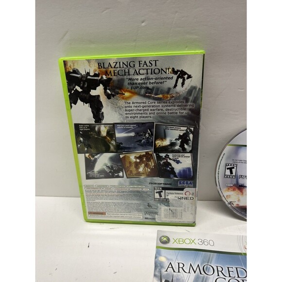 Armored Core 4 (Microsoft Xbox 360, 2007) CIB Complete w/ Manual - Picture 4 of 4